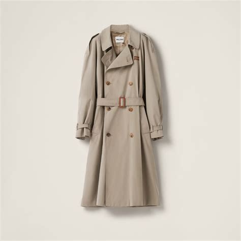 miu miu trench|Clay Grey Double.